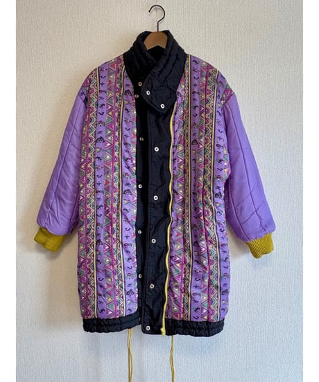 80s 2tone color blouson
