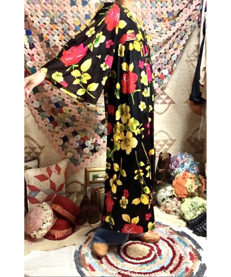 60's flower dress