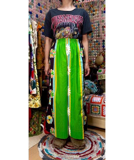 70s super wide leg pants 2piece