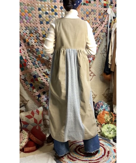 corduroy one-piece
