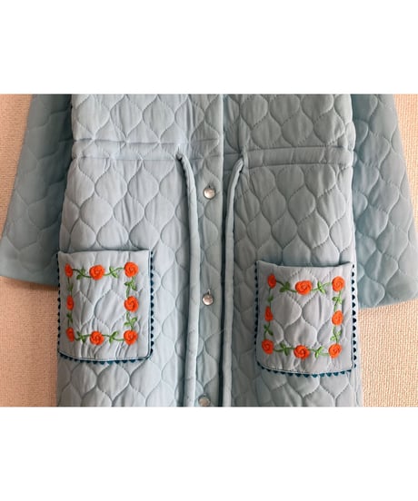 60s quilting robe（NOS）