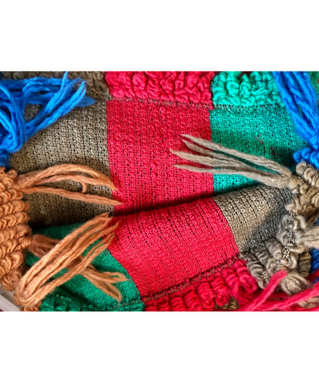 60s colorful knit vest