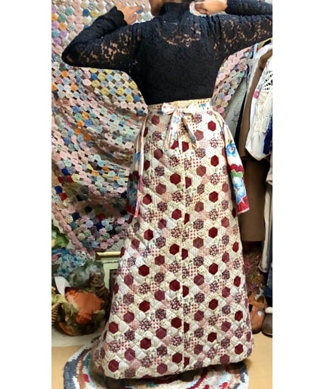 50s flower print apron