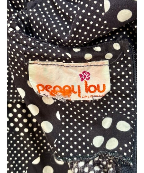 70s polka dots dress