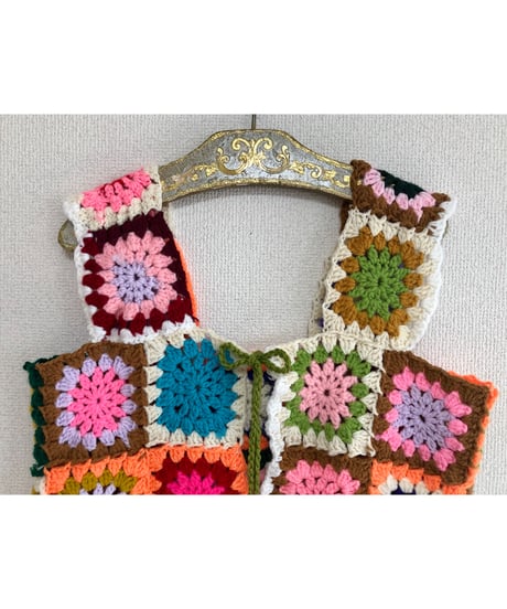 granny square vest