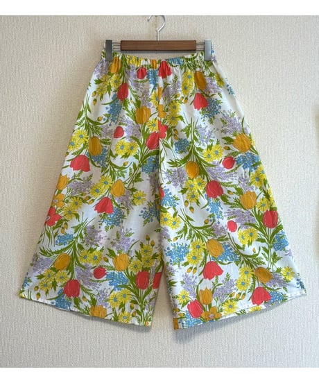 botanical wide leg pants（70s fabric）A