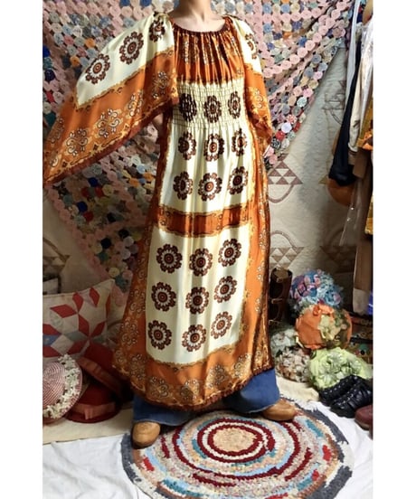 60-70's scarf dress