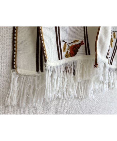 fringe knit vest