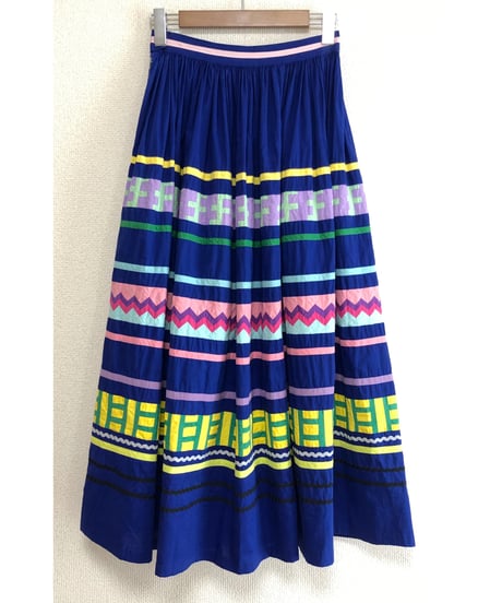 50-60s seminole patchwork skirt