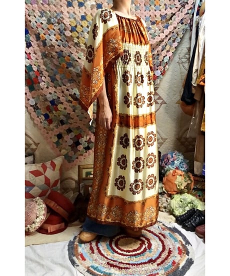 60-70's scarf dress