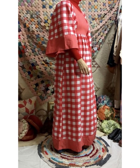 70's plaid dress