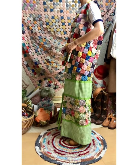 60s yo-yo quilt vest