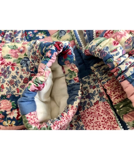 80s patchwork quilt jacket