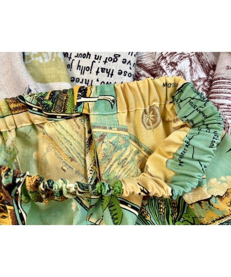 tea towel super wide leg pants B