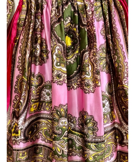 paisley scarf dress