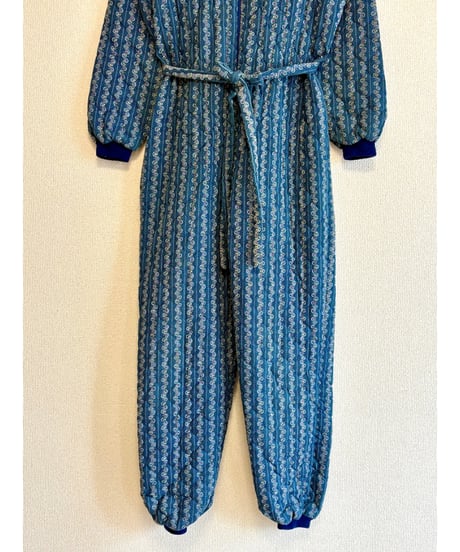 80s quilted jumpsuits
