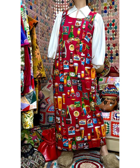 beer print dress