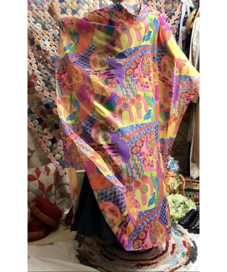 60's Joseph magnin psychedelic one-piece