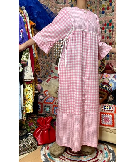 gingham easy dress