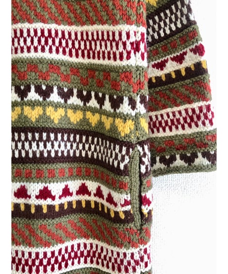 hand knit dress coat