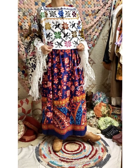 mexican peacock poncho