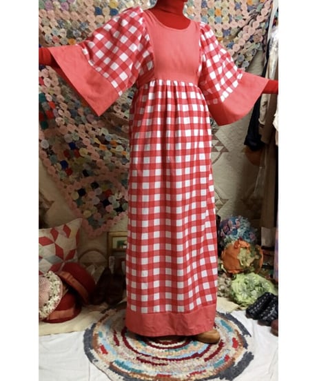 70's plaid dress