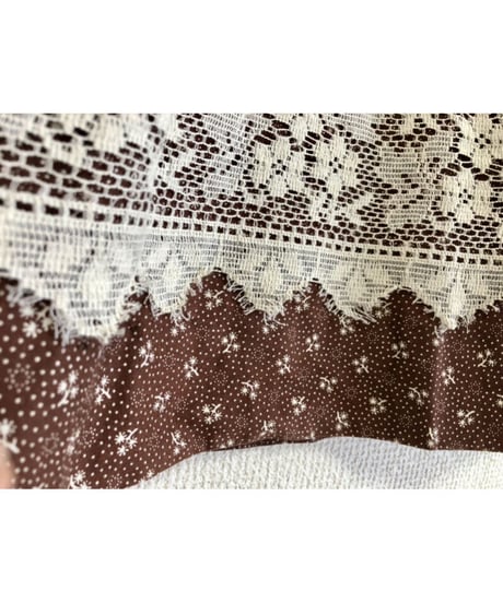 70's patchwork print skirt