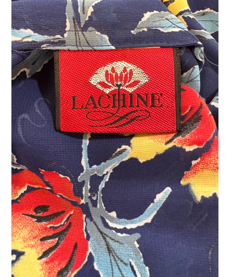 80s LACHINE flower dress