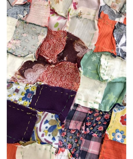 patchwork super wide pants