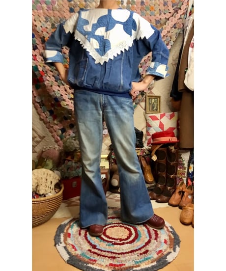 denim and quilt tops