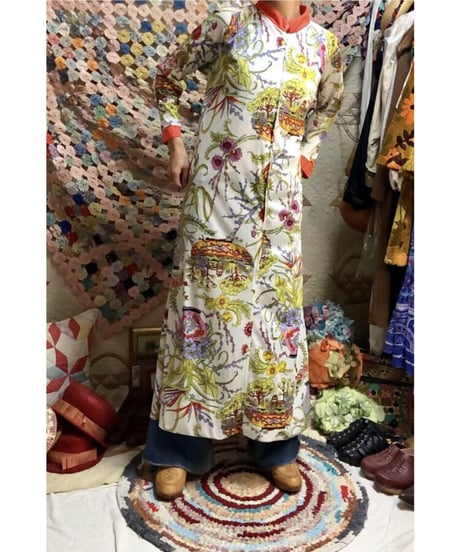 60's flower dress