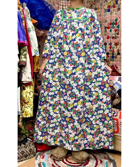 70s strawberry dress