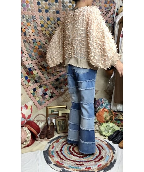 70-80's dolman sleeve ribbon tops