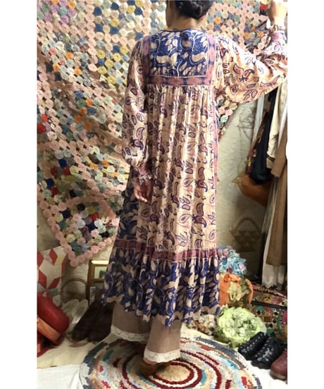 vintage indian cotton dress ③