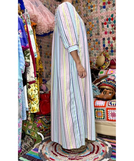 stripe easy dress