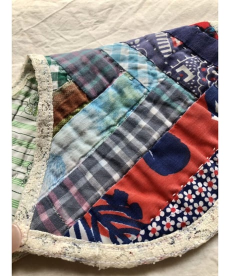 【Quilt original 】patchwork quilt collar ⑤