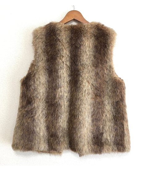 60's faux fur vest