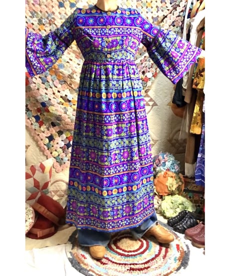 60's flower dress