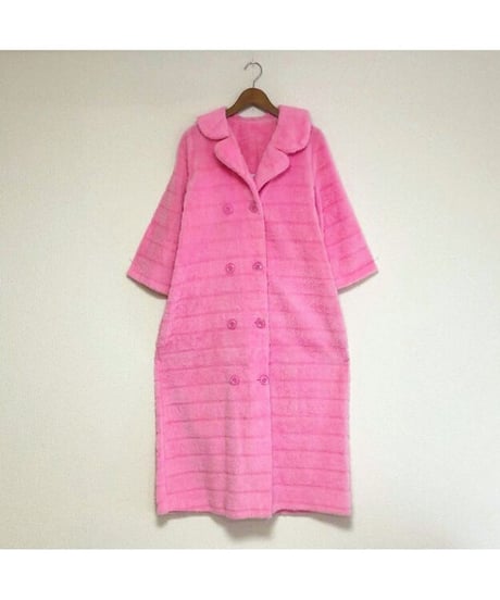 70s fleece fur coat