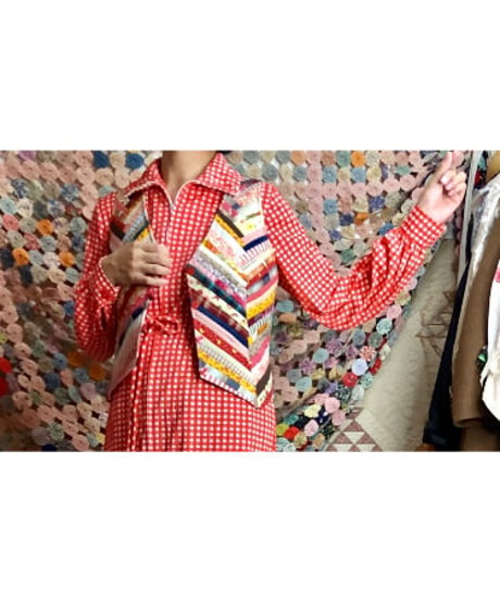 patchwork vest