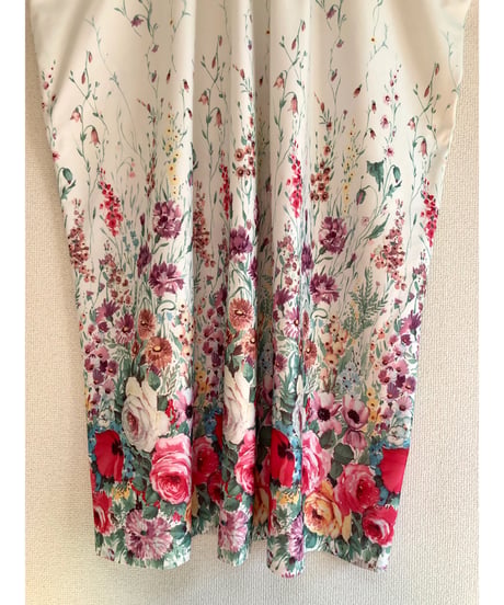 70s easy flower dress