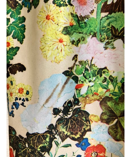 60-70s floral oriental dress