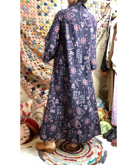 bandanna print dress