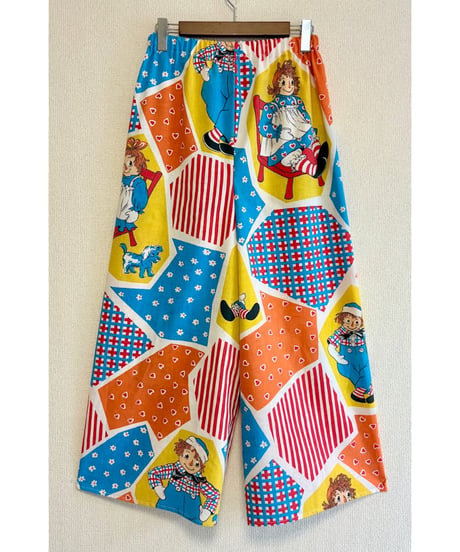 Raggedy Ann & Andy wide leg pants（A）