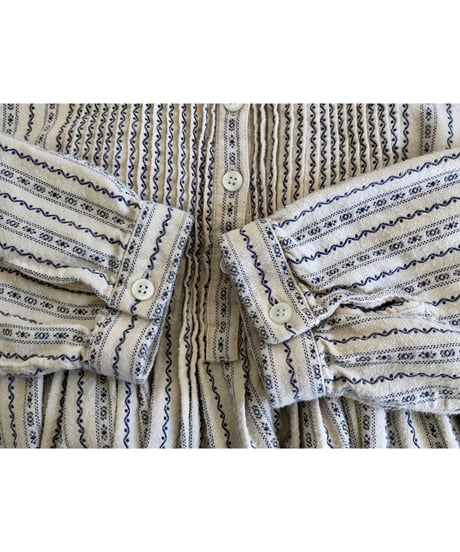 l.l.bean flannel dress（blu）