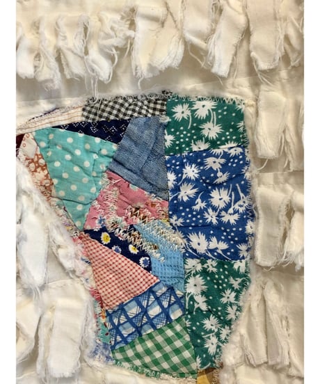quilt patch fringe jacket