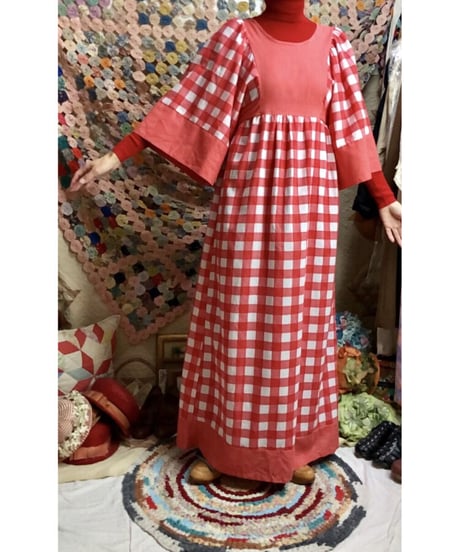 70's plaid dress