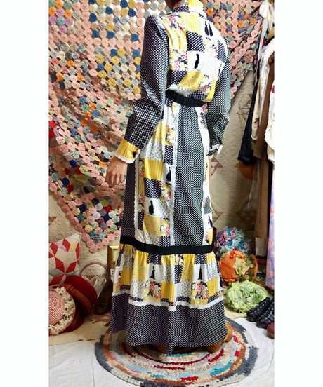 70's patchwork print setup