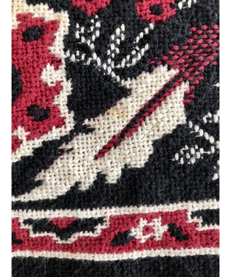 tapestry fringe concho vest