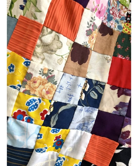 patchwork super wide pants
